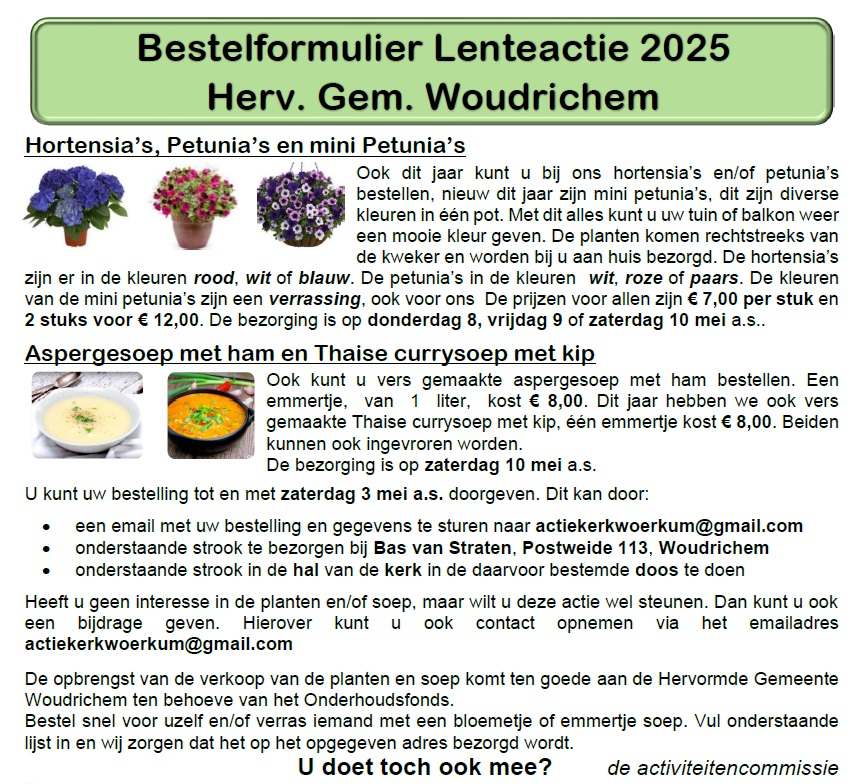 Lenteactie 2025